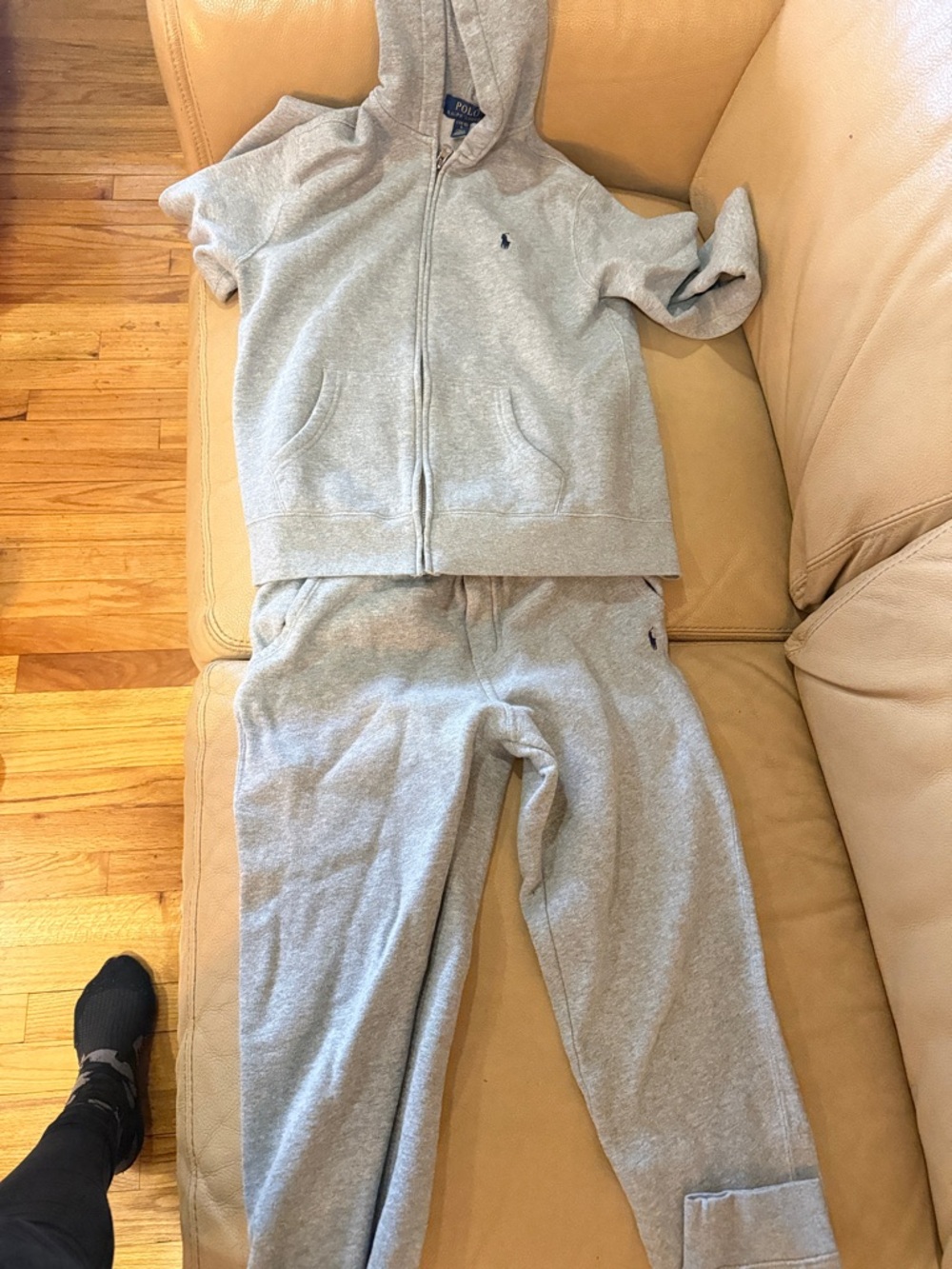 Polo by Ralph Lauren Kids Light Gray Jogger Sweatpants